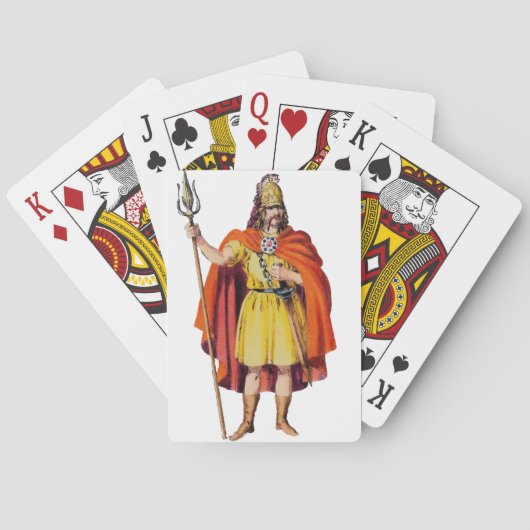 Oude Briton COSTUME ~ BC 54 ~ Pokerkaarten (Achterkant)