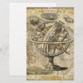 Oude Britse Amerika Verken de ijsbeer kompas kaart (Voorkant / Achterkant)