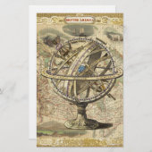 Oude Britse Amerika Verken Polar Beer Kompas Kaart (Voorkant / Achterkant)