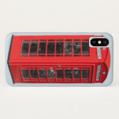 Oude Britse telefooncel Case-Mate iPhone Case (Achterkant (horizontaal))