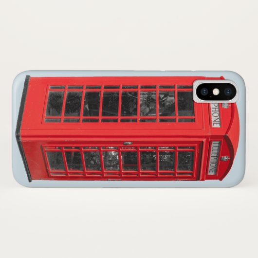 Oude Britse telefooncel Case-Mate iPhone Case (Achterkant (horizontaal))