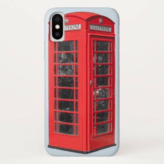 Oude Britse telefooncel Case-Mate iPhone Case (Achterkant)