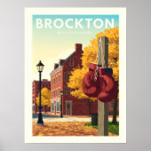 Oude Brockton Massachusetts Poster (Voorkant)