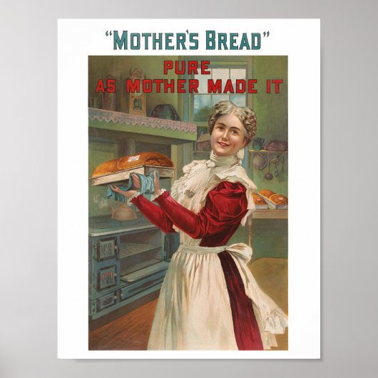 Oude broodreclameposter poster (Voorkant)