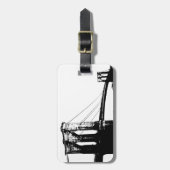 Oude Brooklyn Bridge Bagagelabel (Voorkant verticaal)