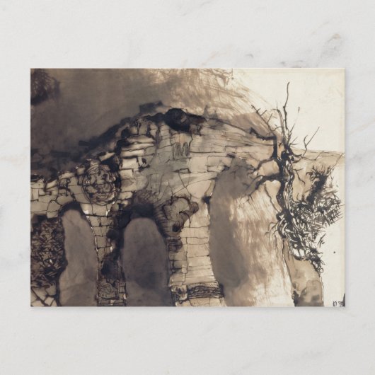 Oude brug briefkaart (Voorkant)