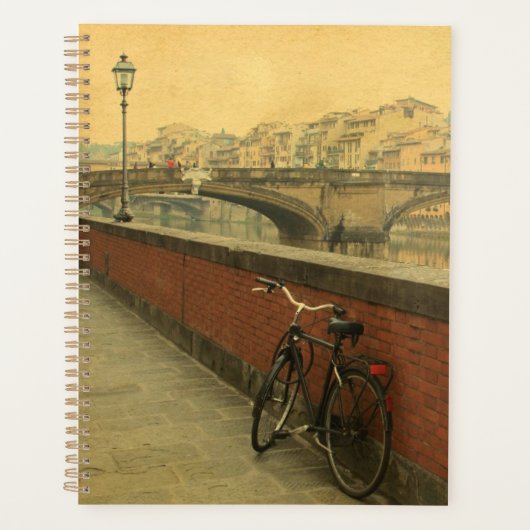 Oude brug in Florence, Italië.  foto Planner (Voorkant)