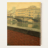 Oude brug in Florence, Italië.  foto Planner (Achterkant)