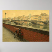 Oude brug in Florence, Italië.  foto Poster (Voorkant)