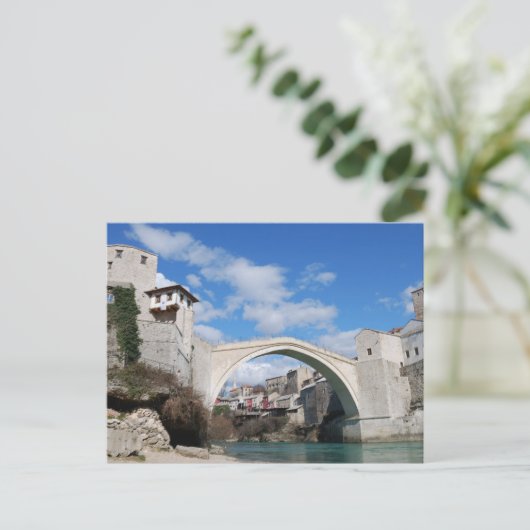 Oude brug in Mostar Briefkaart (Staand voorkant)