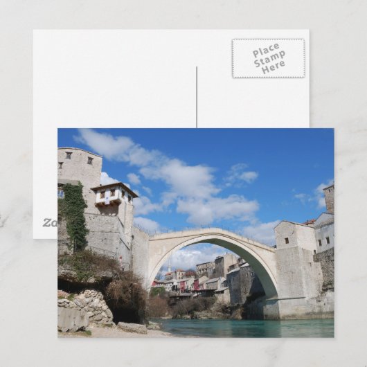 Oude brug in Mostar Briefkaart (Voorkant / Achterkant)