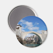 Oude brug in Mostar Magneet (Voorkant / Achterkant)