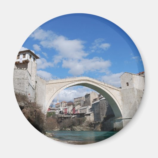 Oude brug in Mostar Magneet (Voorkant)