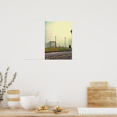 Oude brug op Bayou St John Poster (Keuken)