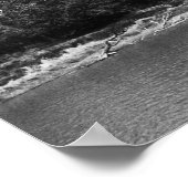 Oude brug over de Big Blue River Poster (Hoek)