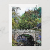 OUDE BRUG OVER DE RIVIER BRIEFKAART (Voorkant / Achterkant)