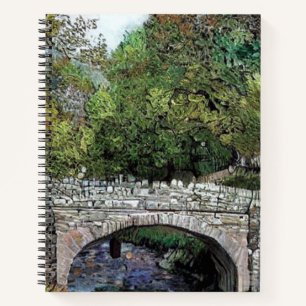 OUDE BRUG OVER DE RIVIER NOTITIEBOEK