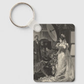 Oude bruid, bruidsportret met fotograaf sleutelhanger (Voorkant)