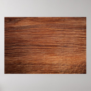 Oude bruine baksteen in betonnen wand in naadloos  poster