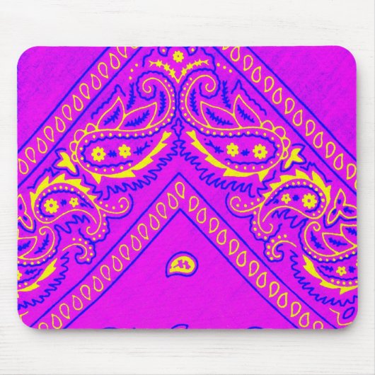 Oude Bruine Bandana 5 Muismat (Voorkant)