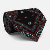 Oude Bruine Bandana 6 Stropdas (Opgerold)