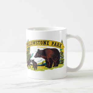 Oude bruine beren in Yellowstone National Park Koffiemok