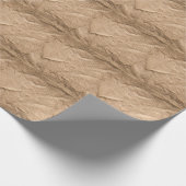 Oude bruine doek: gestructureerde achtergrond. cadeaupapier (Hoek)