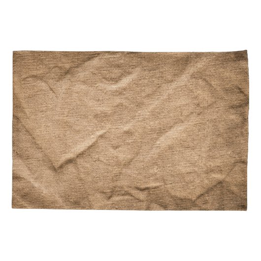 Oude bruine doek: gestructureerde achtergrond. kussensloop (Achterkant)