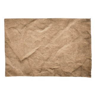 Oude bruine doek: gestructureerde achtergrond. kussensloop