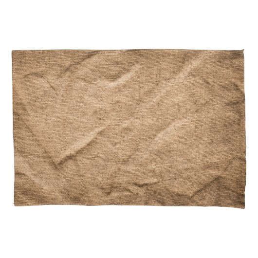 Oude bruine doek: gestructureerde achtergrond. kussensloop (Voorkant)