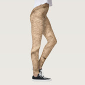 Oude bruine doek: gestructureerde achtergrond. leggings (Rechts)