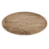 Oude bruine doek: gestructureerde achtergrond. snijplank (Hoek)