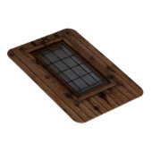 Oude bruine knotty Wooden deur Magneet (Rechterzijde)