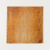 Oude bruine ledertextuur wandkleed (Voorkant (horizontaal))