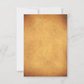 Oude Buck 50th Birthday Party Kaart (Achterkant)