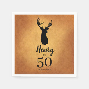 Oude Buck 50th Birthday Party Napkins Servet