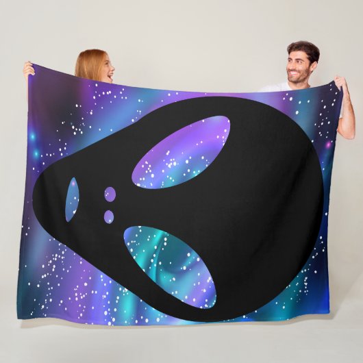 Oude buitenaardse wezens - de grays fleece deken (In situ)