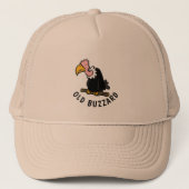 Oude buizerd/gier trucker pet (Voorkant)