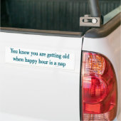 Oude Bumpersticker (Op Truck)