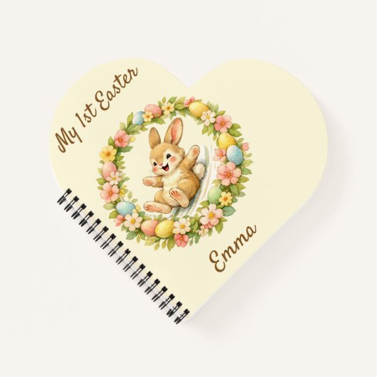 Oude Bunny Mijn Eerste Pasen Notitieboek (Voorkant)