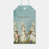 Oude Bunny Pasen Cadeaulabel (Voorkant)