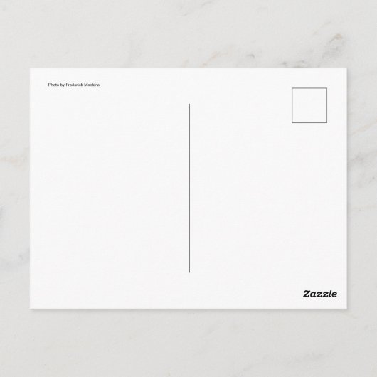 Oude bus briefkaart (Achterkant)