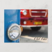 Oude bussen briefkaart (Voorkant)