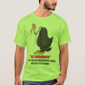 Oude buzzard met standt-shirt t-shirt (Voorkant)