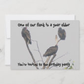 Oude Buzzards Party uitnodiging moet aanpassen (Voorkant)