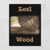 Oude Cabin Wood Textures Briefkaart (Voorkant)