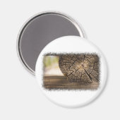 Oude Cabin Wood Textures Magneet (Voorkant / Achterkant)