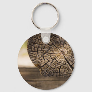 Oude Cabin Wood Textures Sleutelhanger