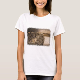 Oude cabine texturen t-shirt