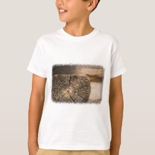 Oude cabine texturen t-shirt